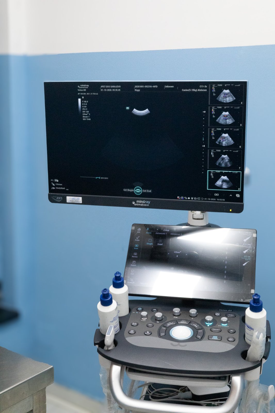 Ultrazvučni aparat za dijagnostiku u 4PET Veterinarskoj stanici